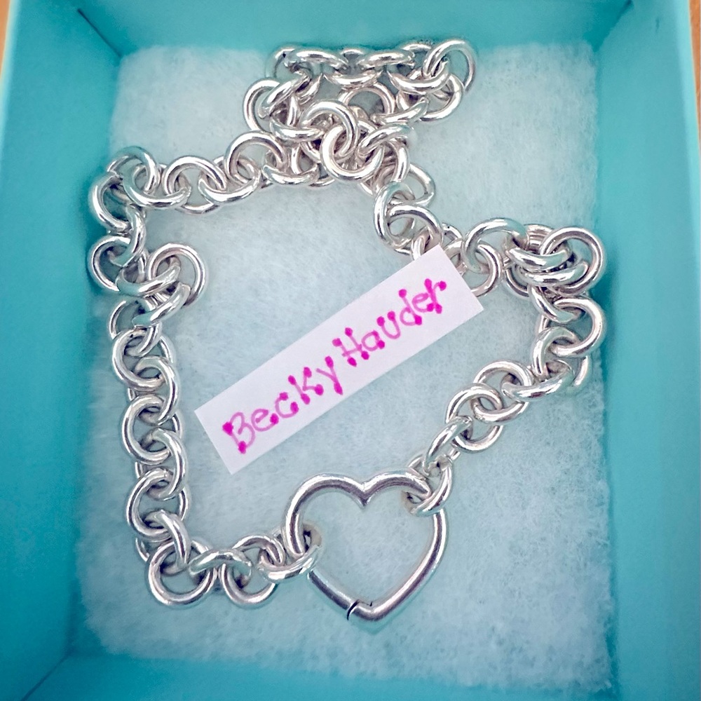 Tiffany & Co Clasping Heart Necklace